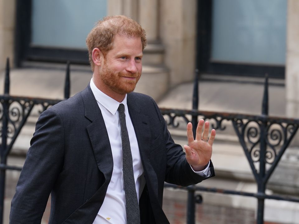 The Duke of Sussex made a surprise appearance at the Royal Courts Of Justice earlier this year in a hearing in his claim against Associated Newspapers Limited (James Manning/PA)