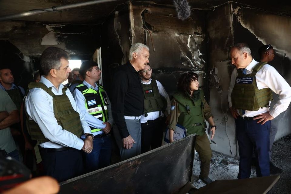 Tánaiste Micheál Martin visits a kibbutz in Southern Israel