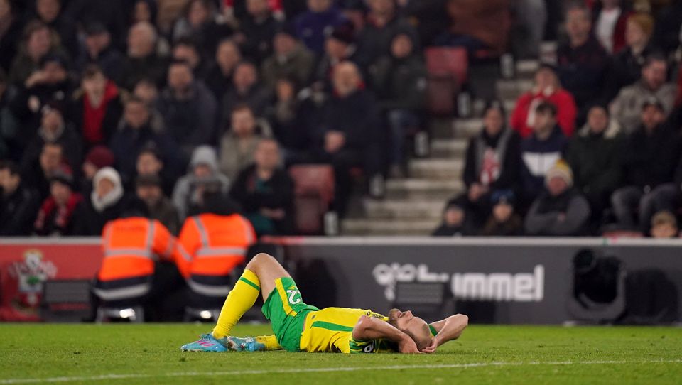 Norwich failed to have a shot on target (Adam Davy/PA)