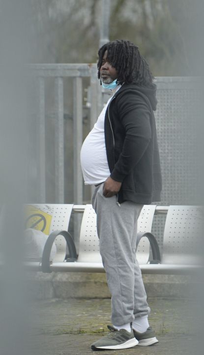 Makamda waits for public transport