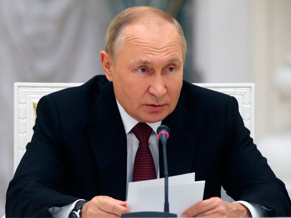 Russian President Vladimir Putin has extended his sympathy to the victims of the school shooting in Izhevsk. Photo: Konstantin Zavrazhin via AP