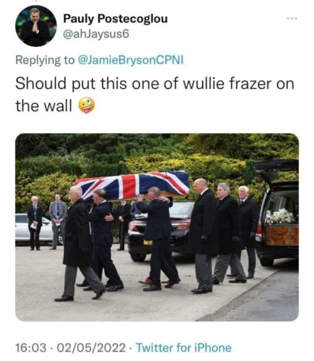 One of the sick tweets targeting Willie Frazer