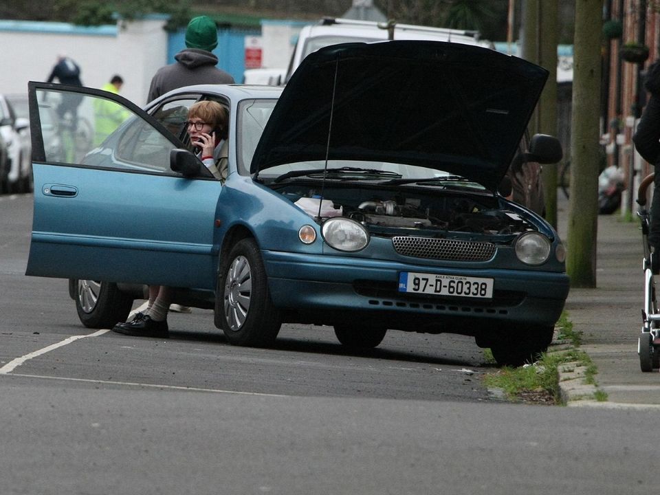 Cate Blanchett was photographed filming in Stoneybatter, Dublin, yesterday. Photo Mark Doyle.