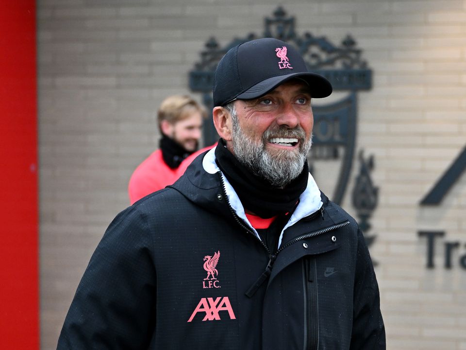 KIRKBY, ENGLAND - DECEMBER 19: (THE SUN OUT, THE SUN ON SUNDAY OUT) Jurgen Klopp manager of Liverpool during a training session at AXA Training Centre on December 19, 2022 in Kirkby, England. (Photo by Andrew Powell/Liverpool FC via Getty Images)