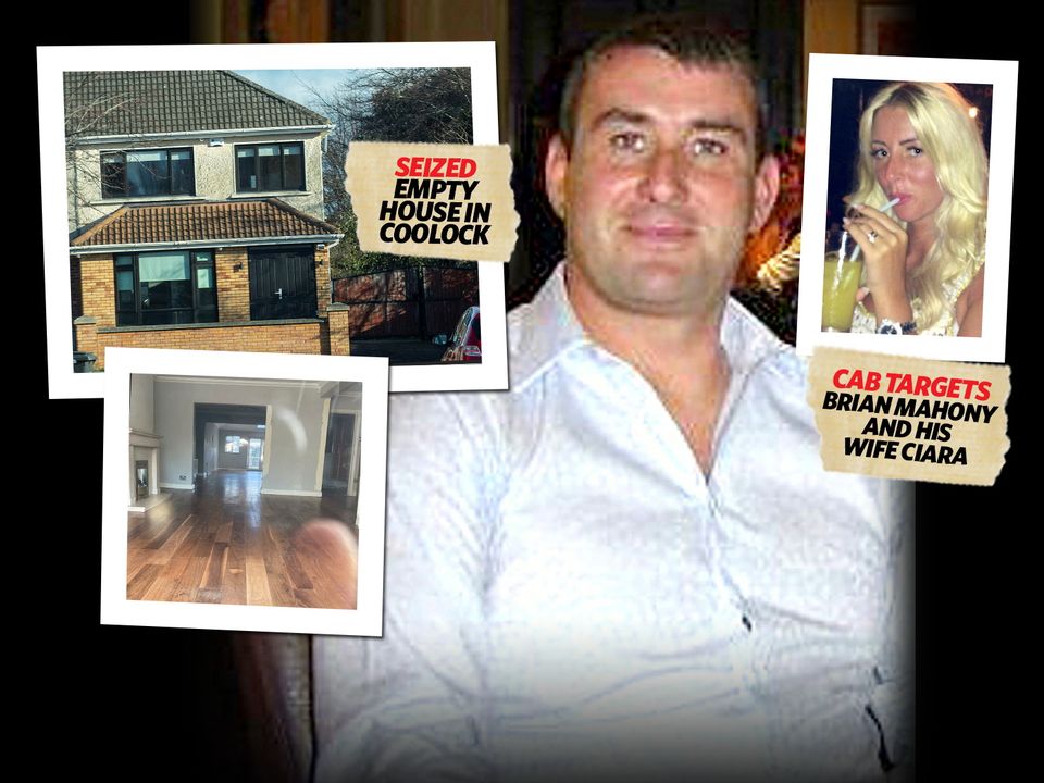Drug boss Brian Mahony, his wife Ciara and the empty house