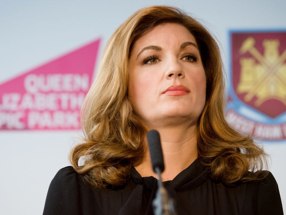 West Ham director Karren Brady was extremely unpopular with a section of the club's fans. Photo: Leon Neal