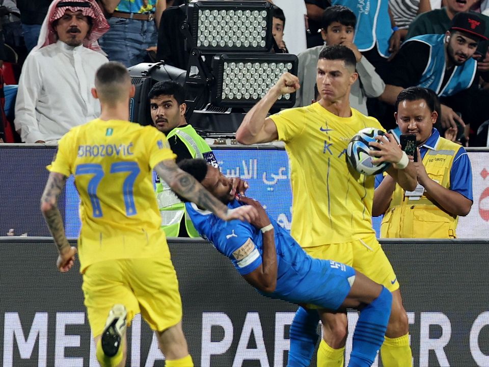 WATCH: Cristiano Ronaldo's red card causes a stir in Saudi league -  SundayWorld.com