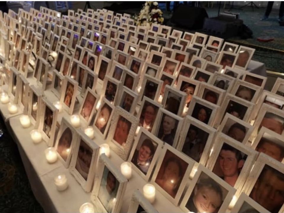 Annual commemoration event for those who have lost their lives on Irish roads that is held by the Irish Road Victims Association at the Bloomfield Hotel in Mullingar.