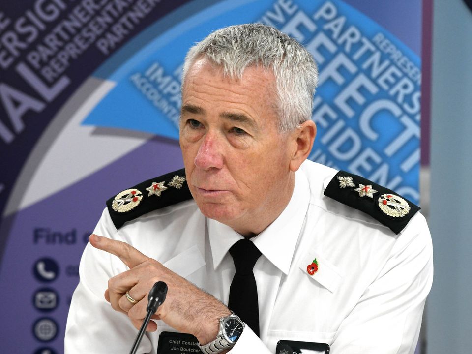 PSNI Interim Chief Constable Jon Boutcher