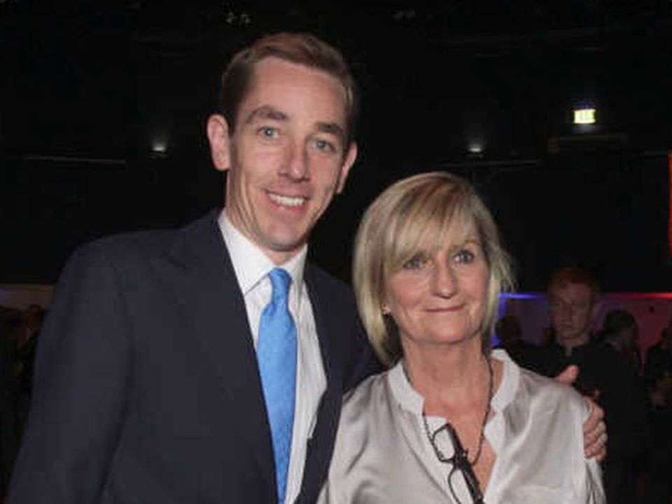 Ryan Tubridy with mum Catherine at the launch of his book JFK in Ireland back in 2010. (Image: Arthur Carron/Collins)