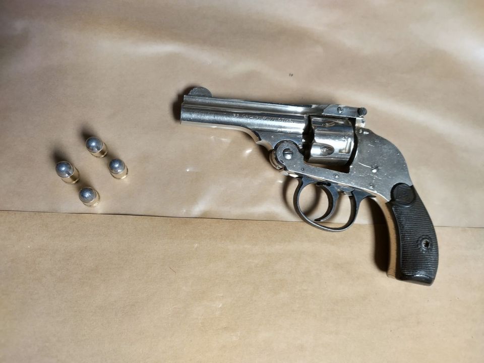 The gun and ammo was seized