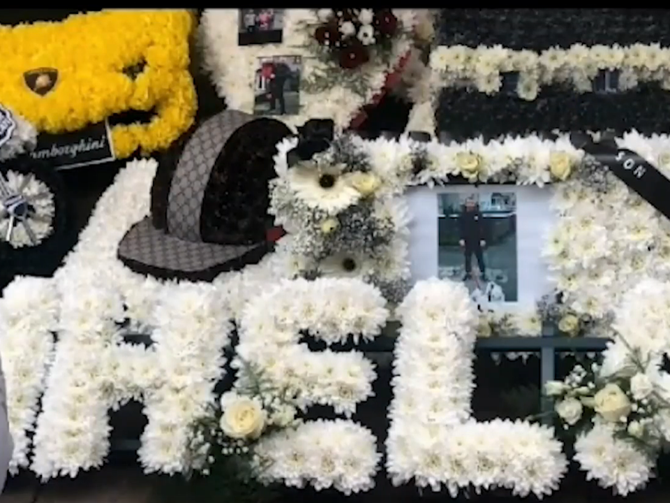Other floral tributes to James 'Whela' Whelan