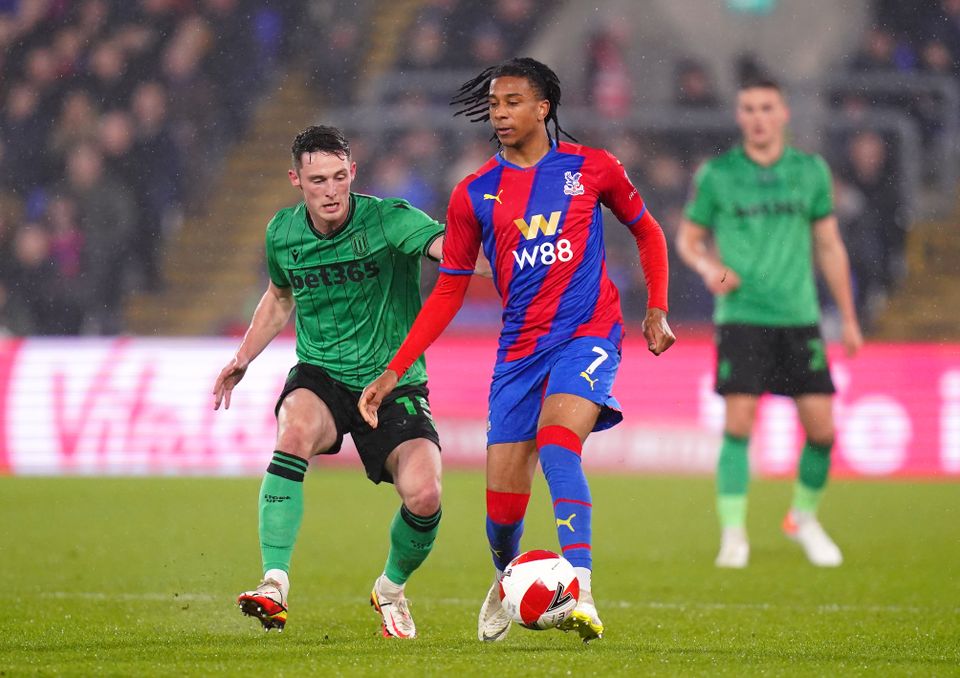 Michael Olise (right) has impressed for Palace (Adam Davy/PA)