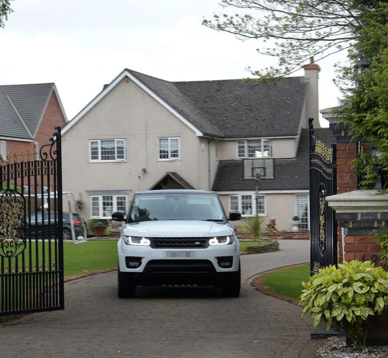 The home of Thomas 'Bomber' Kavanagh and his wife Joanne Byrne in Tamworth, near Birmingham