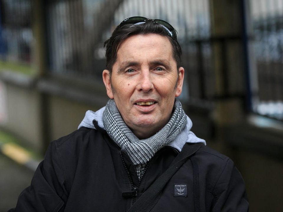 Christy Dignam during various performances by artists at Apollo House on Poolbeg Street , Dublin. Photo: Gareth Chaney Collins