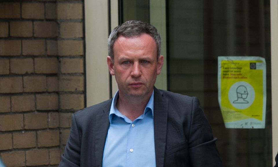Paul O'Gorman at the Coroner's Court inquest into the death of his brother Tom O'Gorman. Photo: Gareth Chaney/Collins Photos