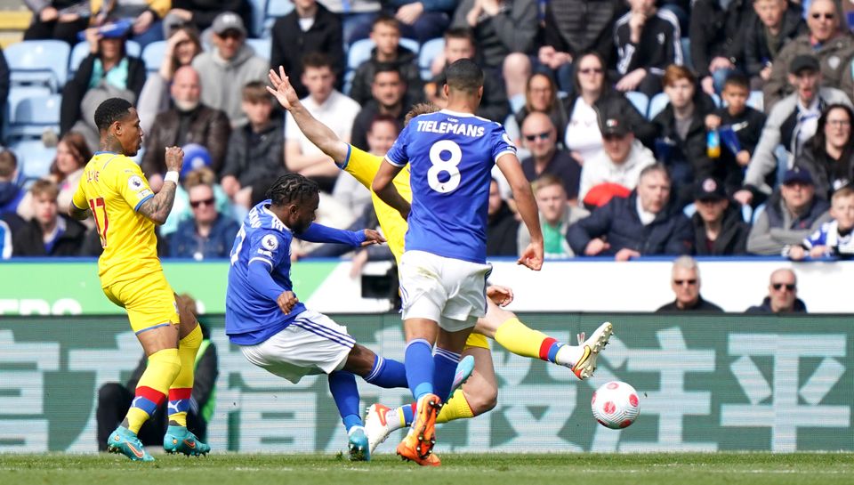 Ademola Lookman put Leicester ahead (Tim Goode/PA)