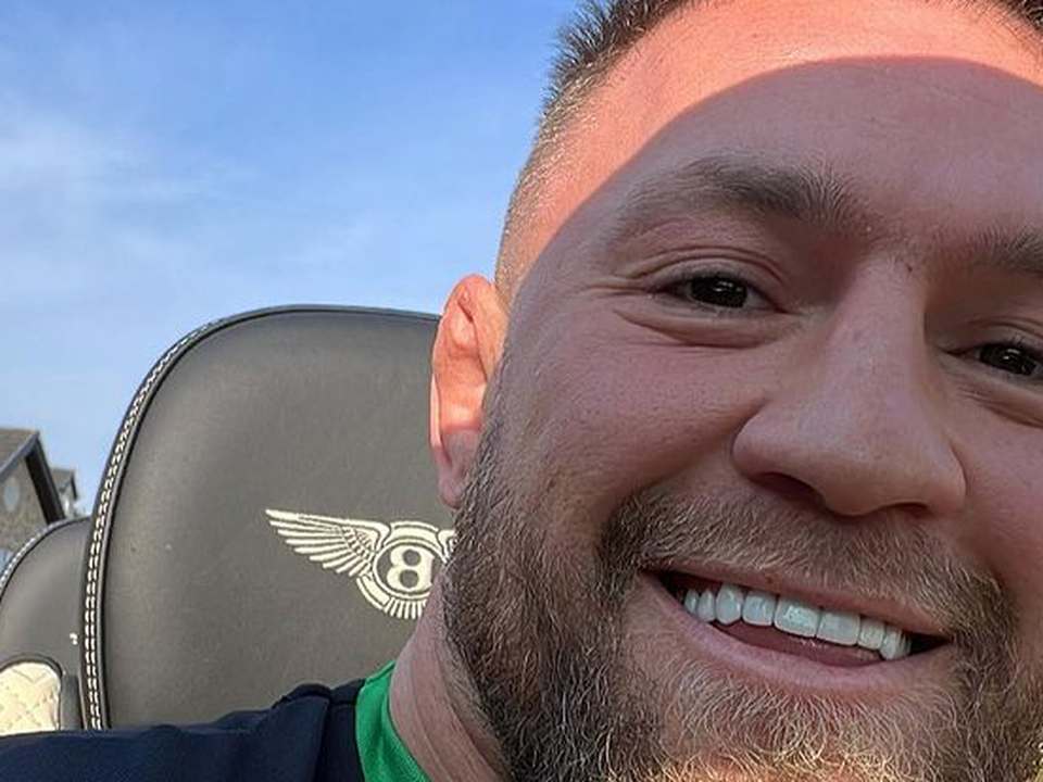 Conor McGregor is happy to be back on the road again