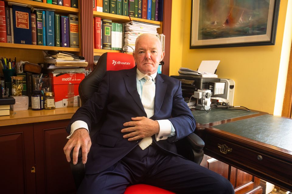 Barrister Alan Toal yesterday. The lawyer supplied an eight-page statement to gardaí. Photo: Mark Condren