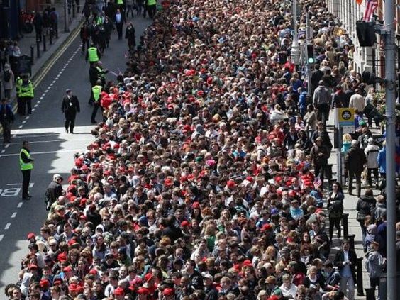 Photo of ‘Trump rally’ in NYC was actually taken in Dublin 13 years ago