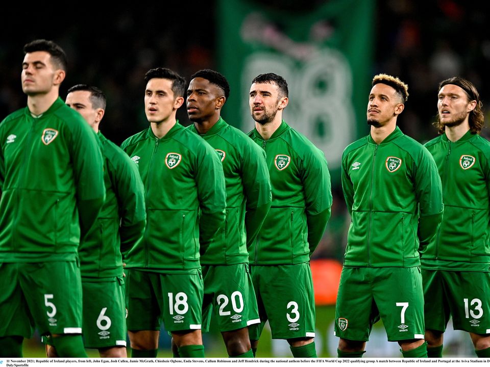 The Irish soccer team.