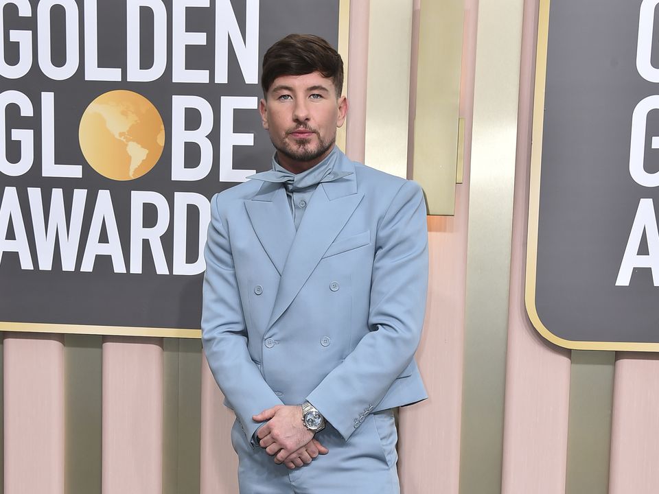 Barry Keoghan arrives at the 80th annual Golden Globe Awards at the Beverly Hilton Hotel last month