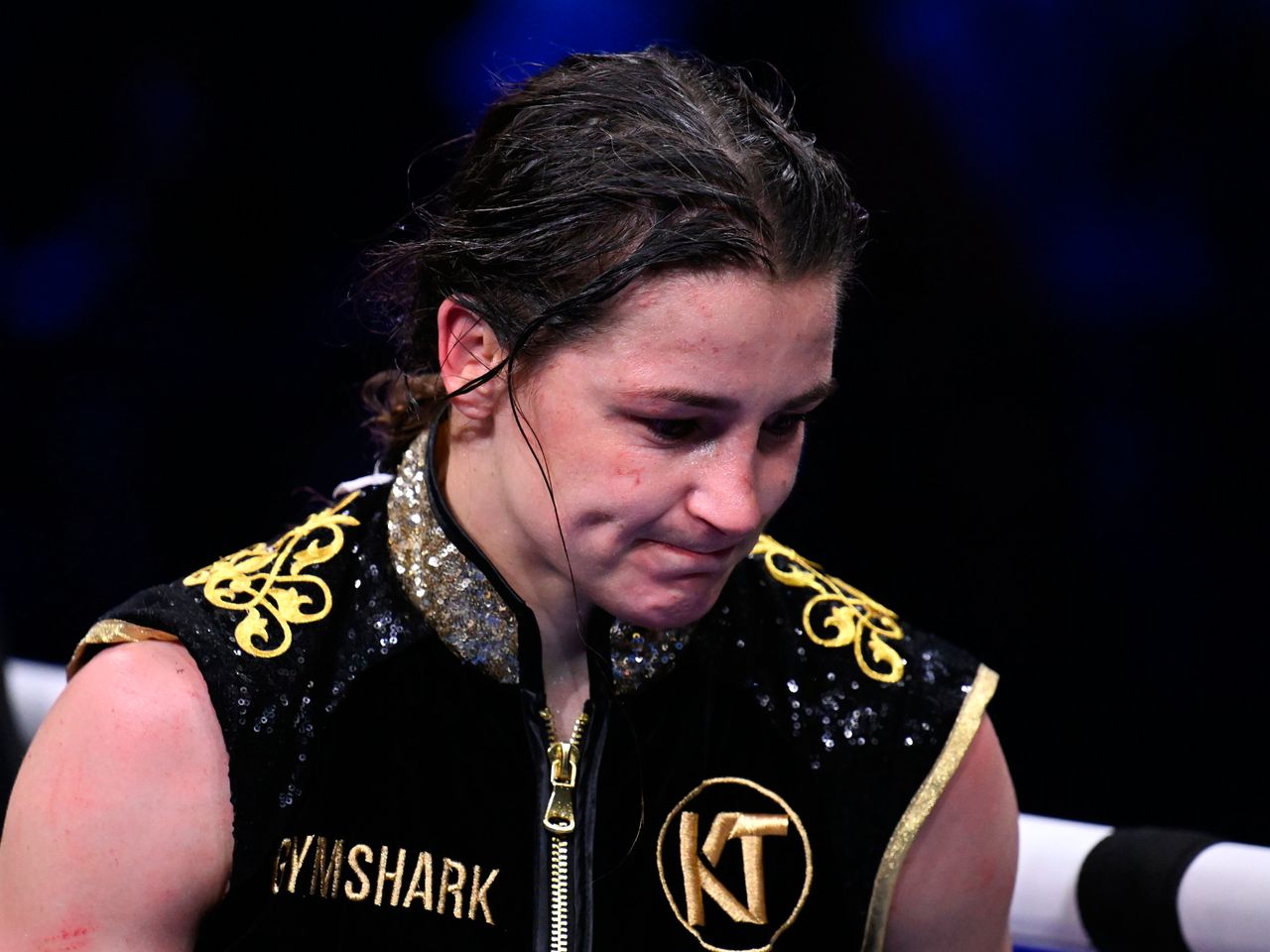 Katie Taylor’s reaction as her unbeaten record ends in Dublin thriller