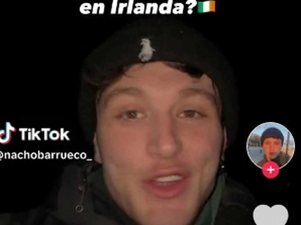 Captura de pantalla del vídeo Tiktok