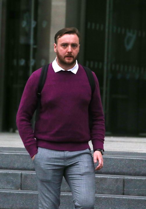 Con Cowman leaving Dublin circuit court this afternoon…Pic Collins Courts