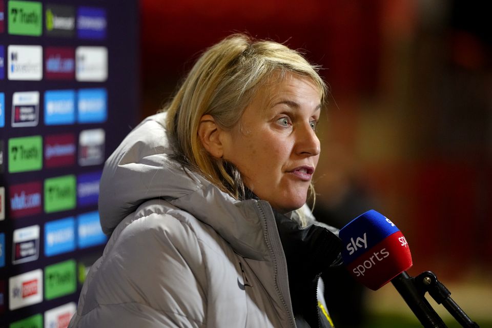 Chelsea Women head coach Emma Hayes admitted Thursday had been a “difficult day” for the club (John Walton/PA)