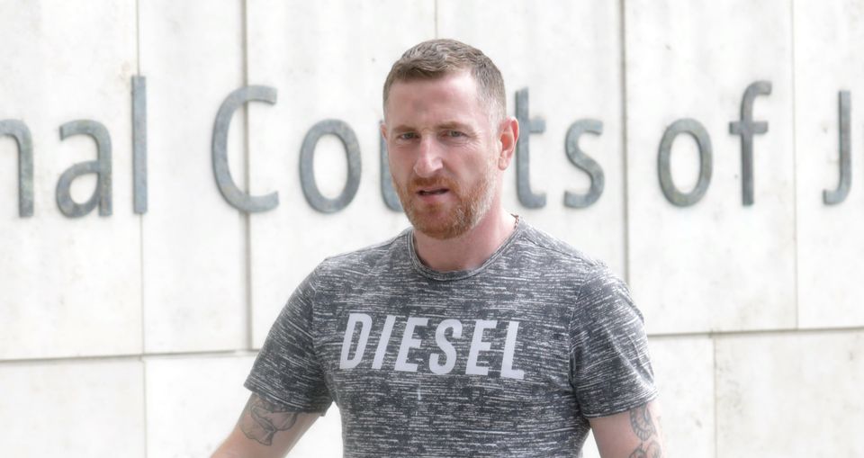 Christopher Devine (40) of Convent Lawns, Ballyfermot, Dublin pictured at the Criminal Courts of Justice. Photo: Paddy Cummins