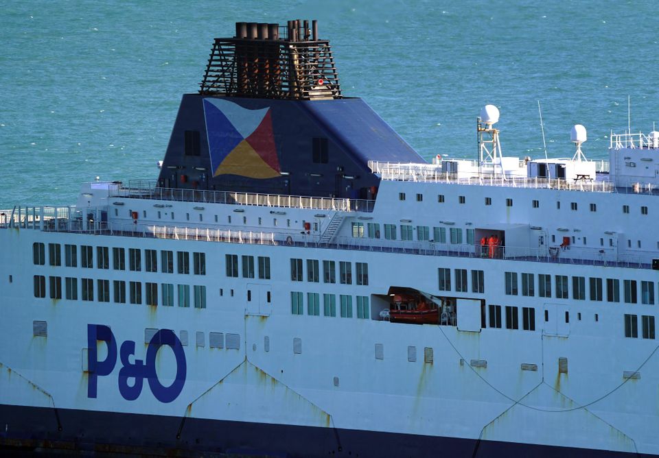 PandO Ferries sacked 800 seafarers last week and is replacing them with staff paid significantly less (PA)