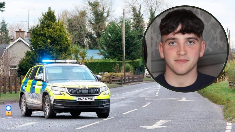 Police are at the Tattyreagh Road outside Fintona after searches for missing Matthew McCallan were reportedly suspended. (Jonathan Porter/PressEye)