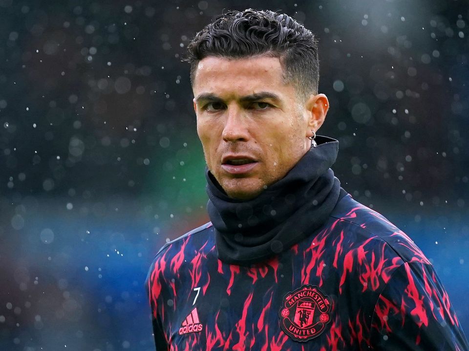 Cristiano Ronaldo will be missing from Manchester United’s squad at Anfield (Mike Egerton/PA)