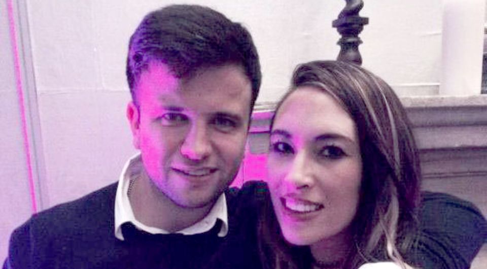 Gemma Roe with former partner Paul Kavanagh, who was shot dead (above) in 2015