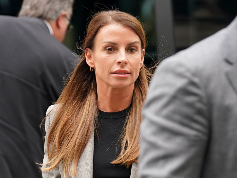 Coleen Rooney arrives at the Royal Courts Of Justice, London, on Monday as the high-profile libel battle between her and Rebekah Vardy continues (Yui Mok/PA)
