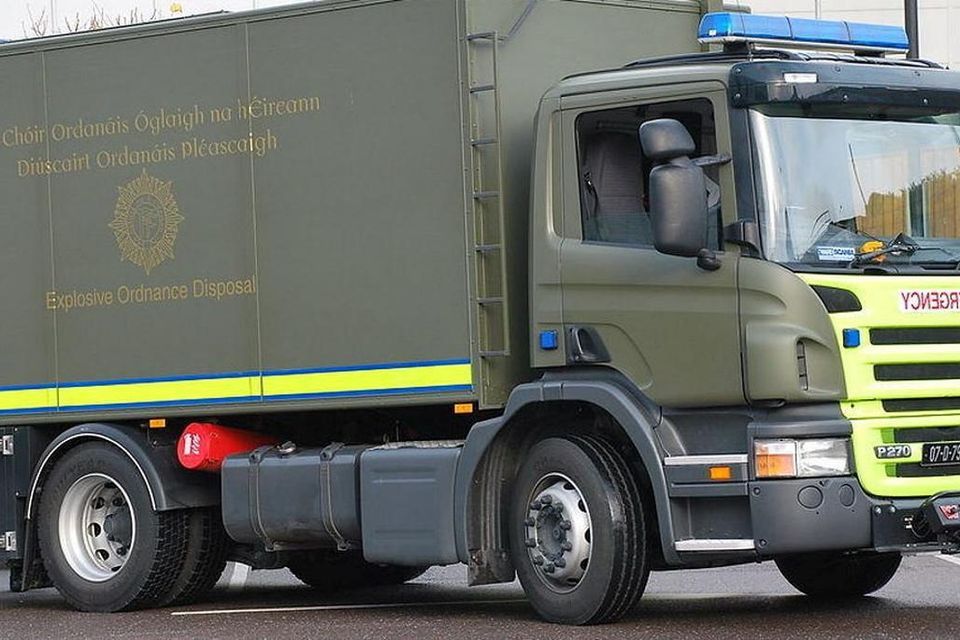 The Army bomb squad. Stock image.