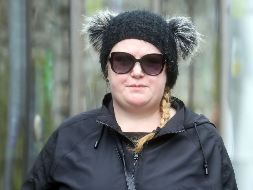 Eimear O Keeffe (43), with an address at The Way, Hunter’s Run in Dublin 15, pictured at the Criminal Courts of Justice (CCJ) Photo: Paddy Cummins
