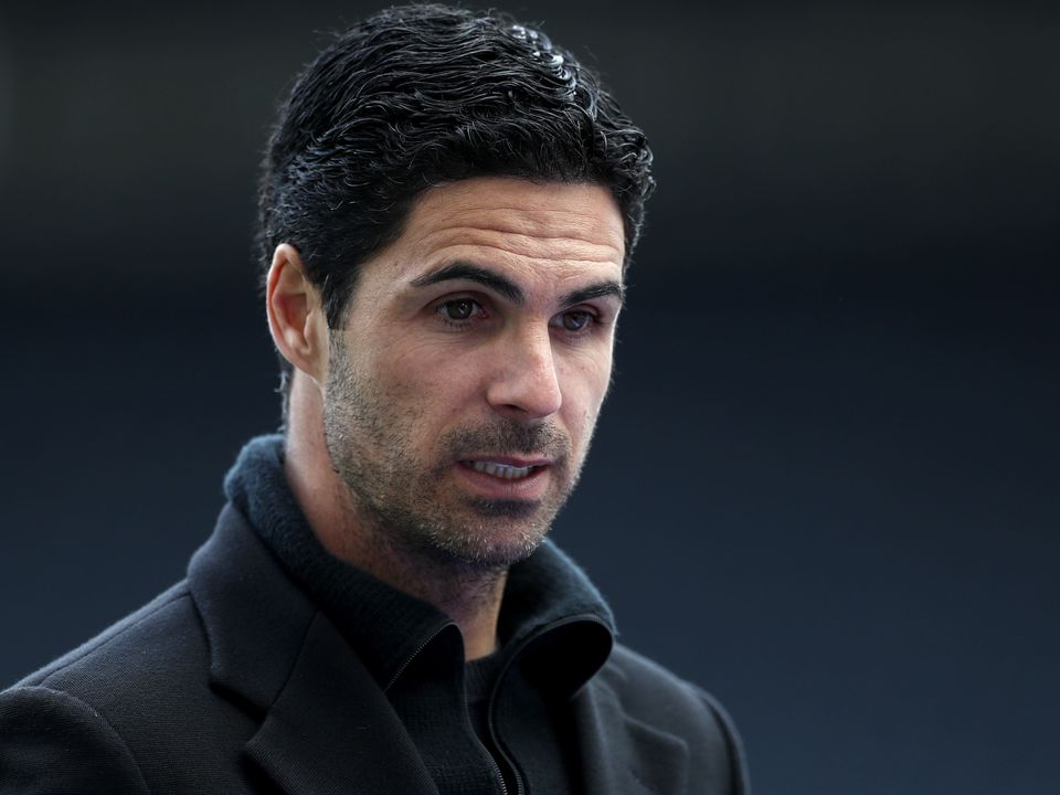 Mikel Arteta is haunted by Arsenal missing out on Champions League qualification despite their final-day 5-1 thrashing of Everton (Lee Smith/PA Images).