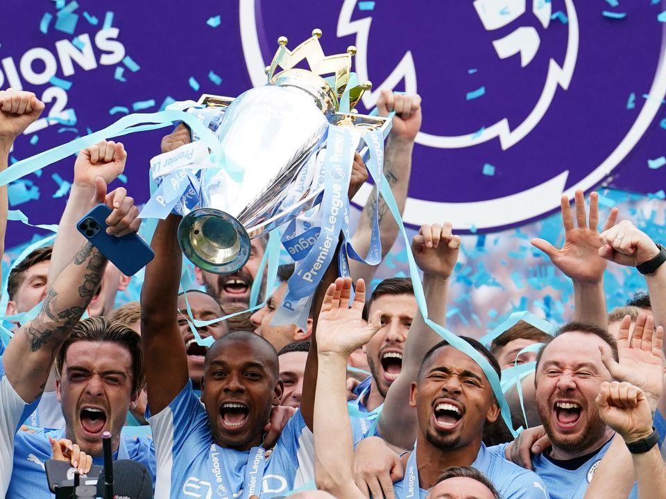 Premier League champions Manchester City begin the defence of their title at West Ham on the opening weekend of the new season (Martin Rickett/PA)
