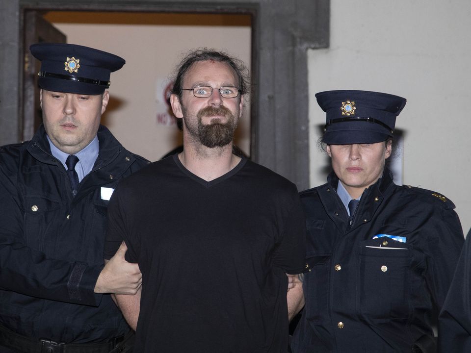 Stephen Silver at Castlerea District Court two days after murdering Det Garda Colm Horkan