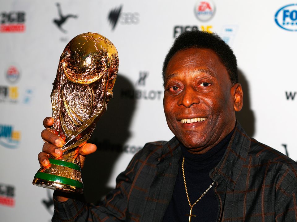 Pele, who was undergoing treatments for colon cancer, died at the age of 82. (Photo by Robert Cianflone/Getty Images)