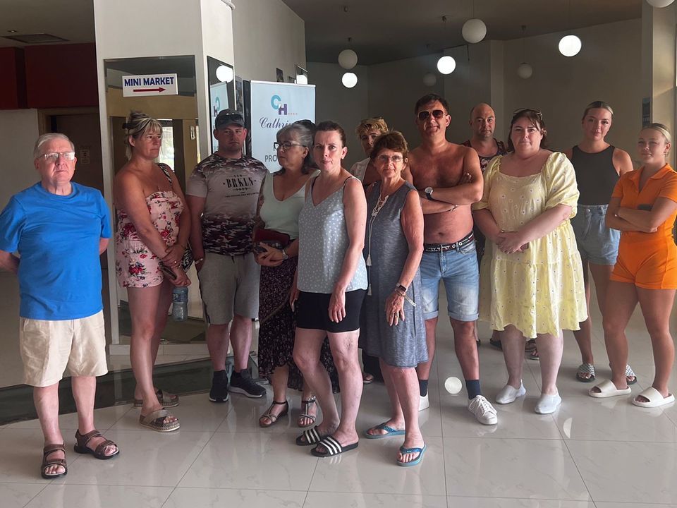 Karen Ward and other passengers who were stranded in Greece after their flight was cancelled twice