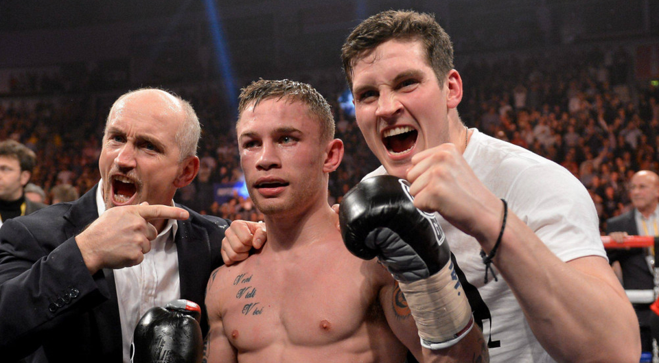 McGuigan with Frampton back in happier times