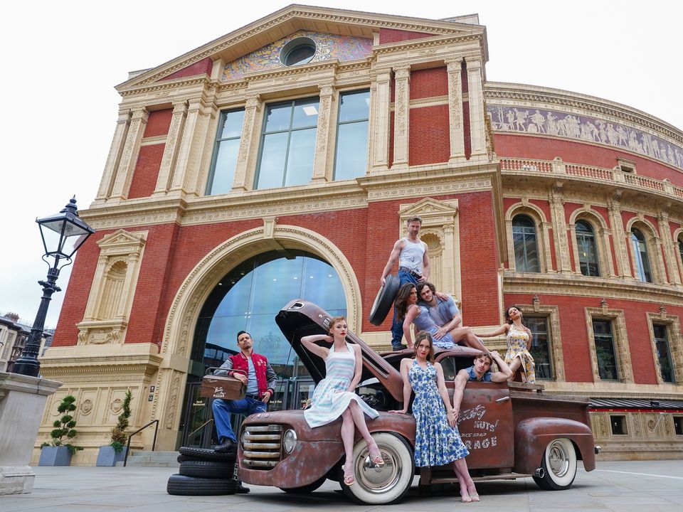 Members of The Car Man company outside the Royal Albert Hall in London (Ian West/PA)
