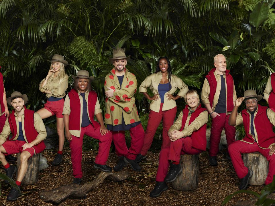 Mike Tindall MBE, Owen Warner, Olivia Attwood, Charlene White, Boy George, Chantelle Douglas, Sue Cleaver, Chris Moyles, Babatúndé Aléshé and Jill Scott MBE are all on the cast of I'm A Celebrity... Get Me Out Of Here! this year (PHOTO: ITV Plc)