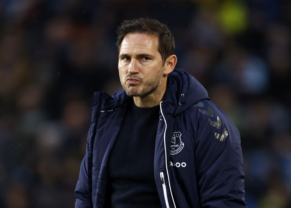 Everton manager Frank Lampard will be desperate for a win (Richard Sellers/PA)