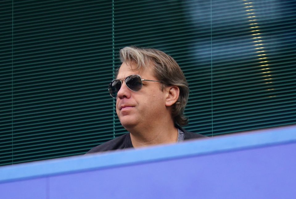 Prospective Chelsea owner Todd Boehly watches from the stands (Adam Davy/PA)