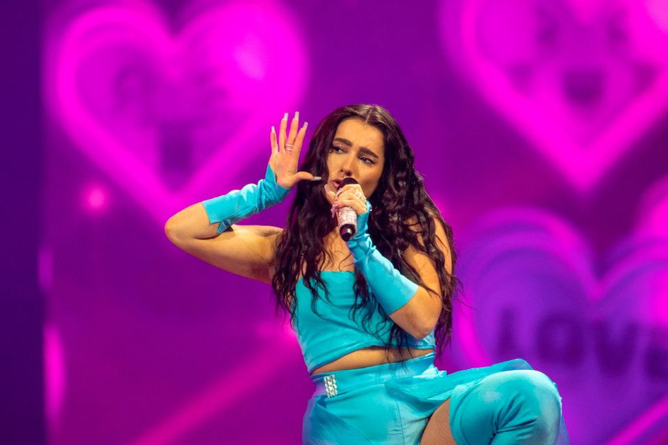 Derry native Brooke Scullion representing Ireland during last year's Eurovision in Turin