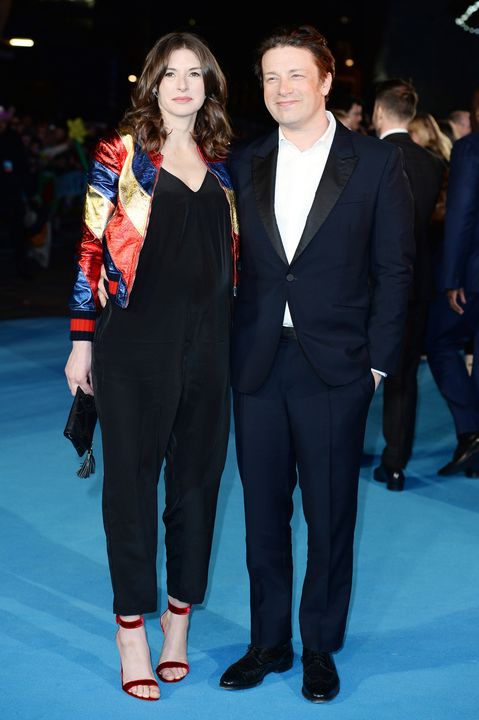  Jools Oliver and Jamie Oliver arrive for the European premiere of 'Eddie The Eagle' at Odeon Leicester Square on March 17, 2016 in London, England.  (Photo by Jeff Spicer/Getty Images)...E